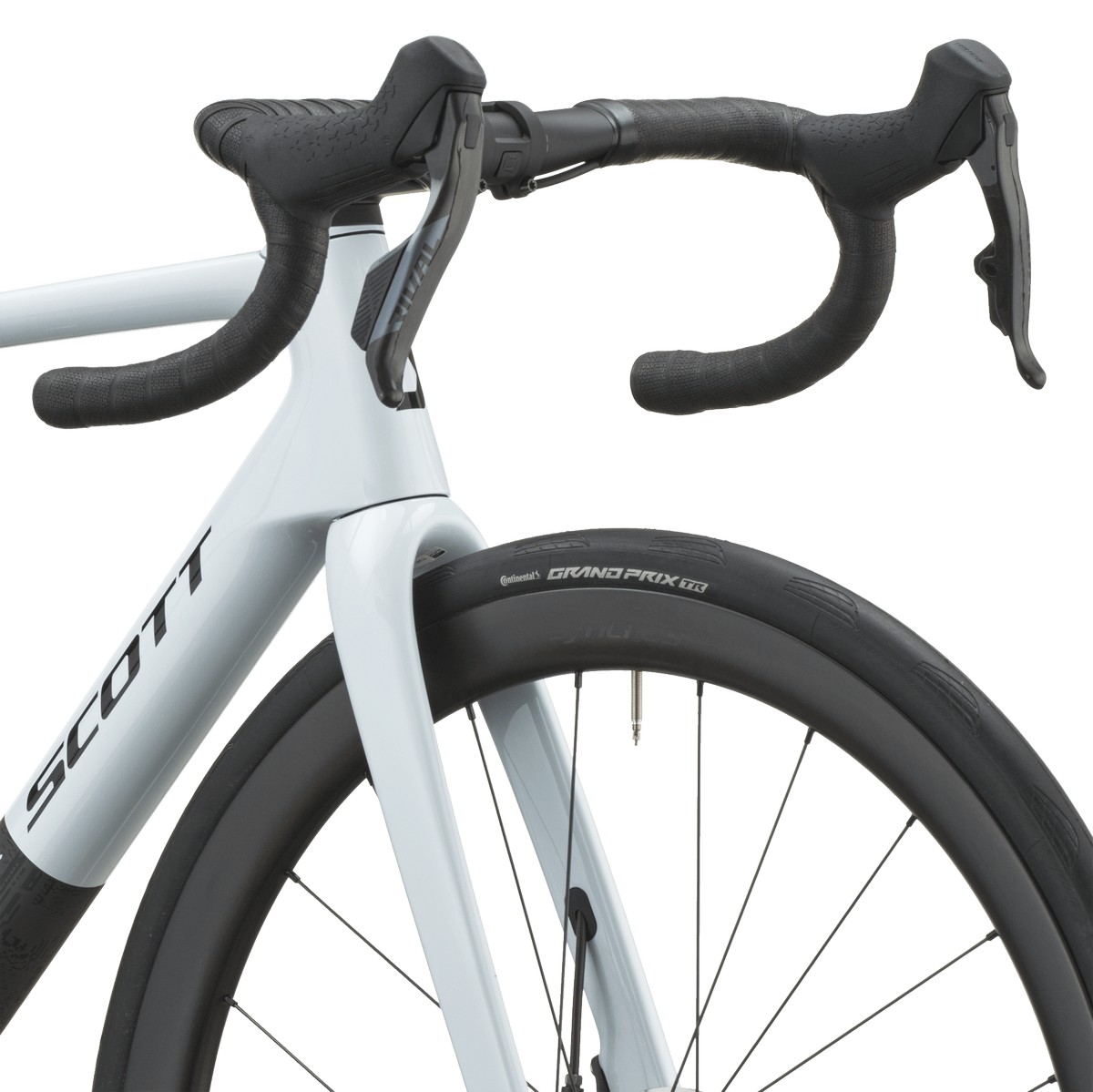 Cestno kolo SCOTT Addict RC 25 white/carbon black 2027