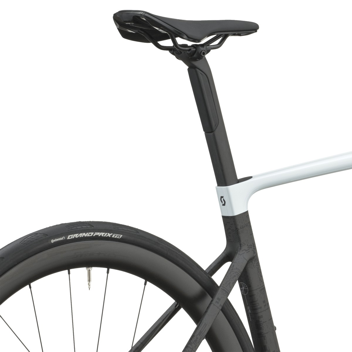 Cestno kolo SCOTT Addict RC 25 white/carbon black 2027