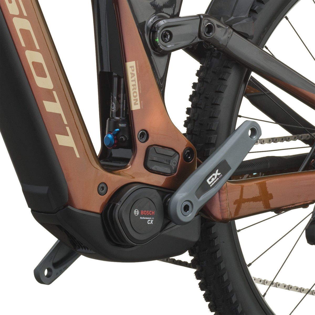 Električno gorsko kolo SCOTT Patron 10 red/carbon black 2027