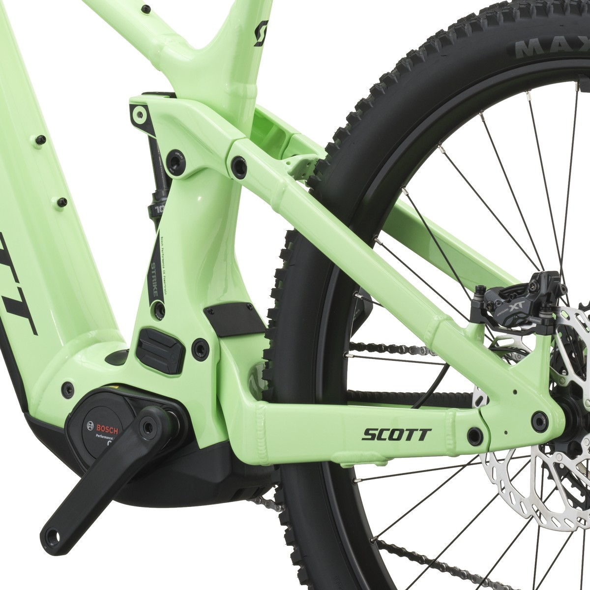 Električno gorsko kolo SCOTT Strike 10 green 2027 Električno gorsko kolo SCOTT Strike 10 green 2027