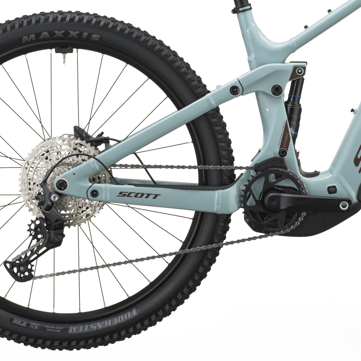 Električno gorsko kolo SCOTT Strike 30 mist blue 2027 Električno gorsko kolo SCOTT Strike 30 mist blue 2027