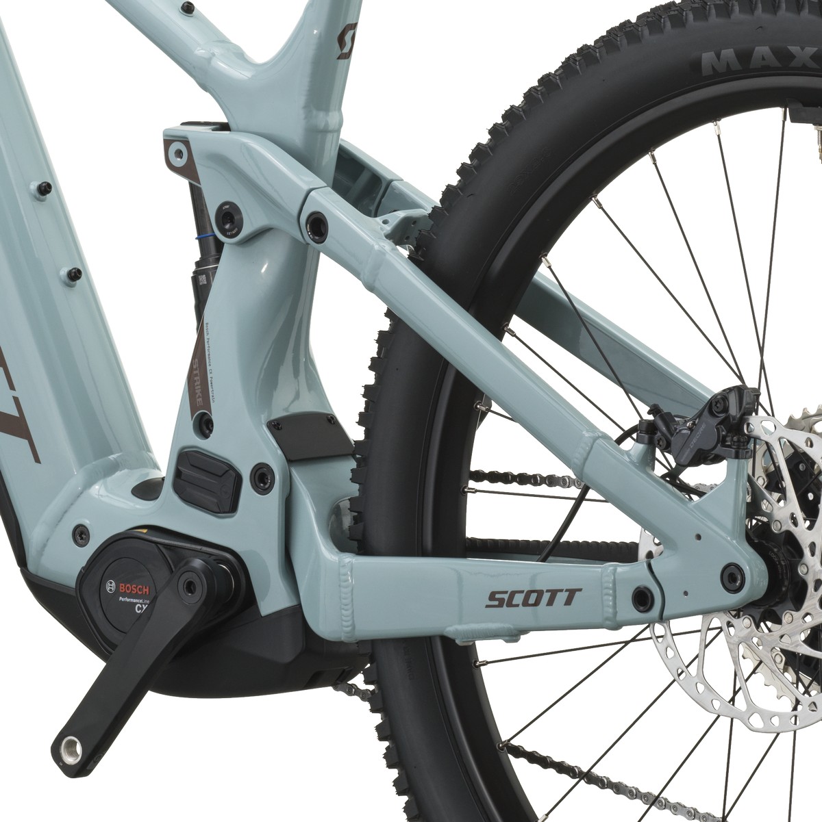 Električno gorsko kolo SCOTT Strike 30 mist blue 2027 Električno gorsko kolo SCOTT Strike 30 mist blue 2027
