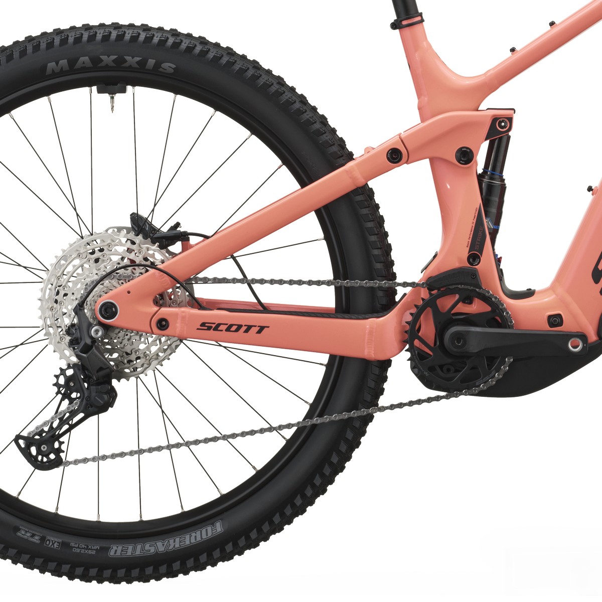 Električno gorsko kolo SCOTT Strike 30 peach pink 2027 Električno gorsko kolo SCOTT Strike 30 peach pink 2027