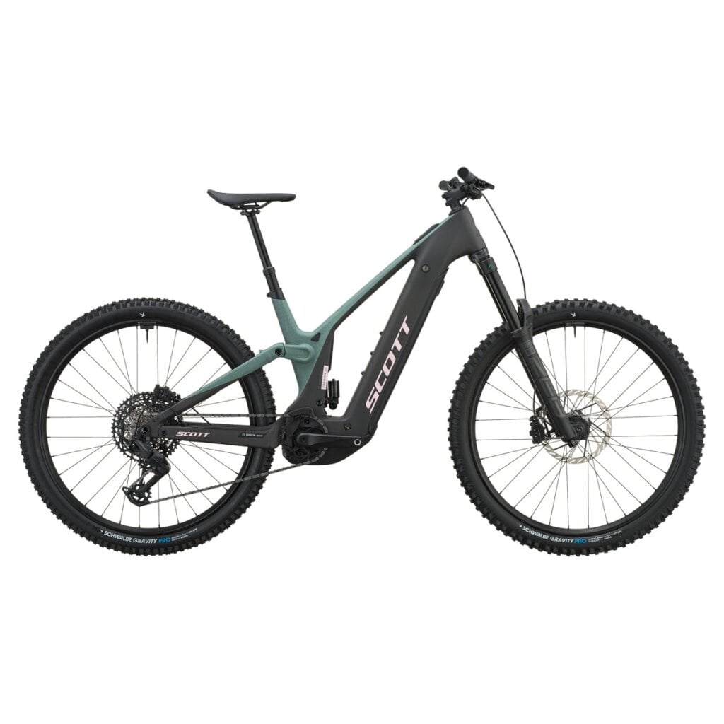 Električno gorsko kolo SCOTT Patron ST 10 green/carbon black 2027 Električno gorsko kolo SCOTT Patron ST 10 green/carbon black 2027