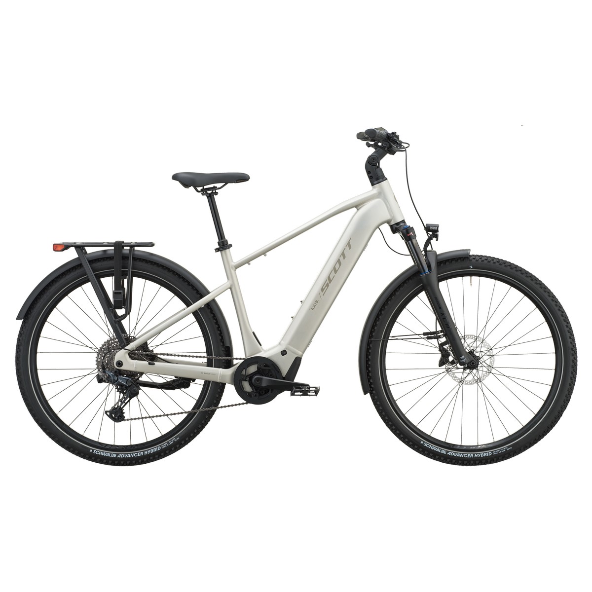 Električno treking kolo SCOTT Axis 10 ivory beige 2027