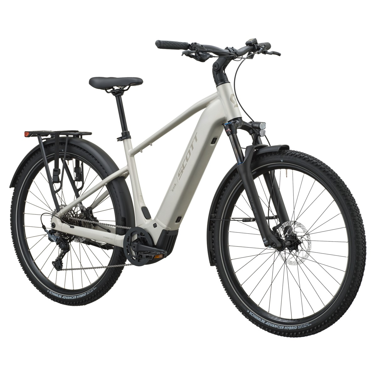 Električno treking kolo SCOTT Axis 10 ivory beige 2027
