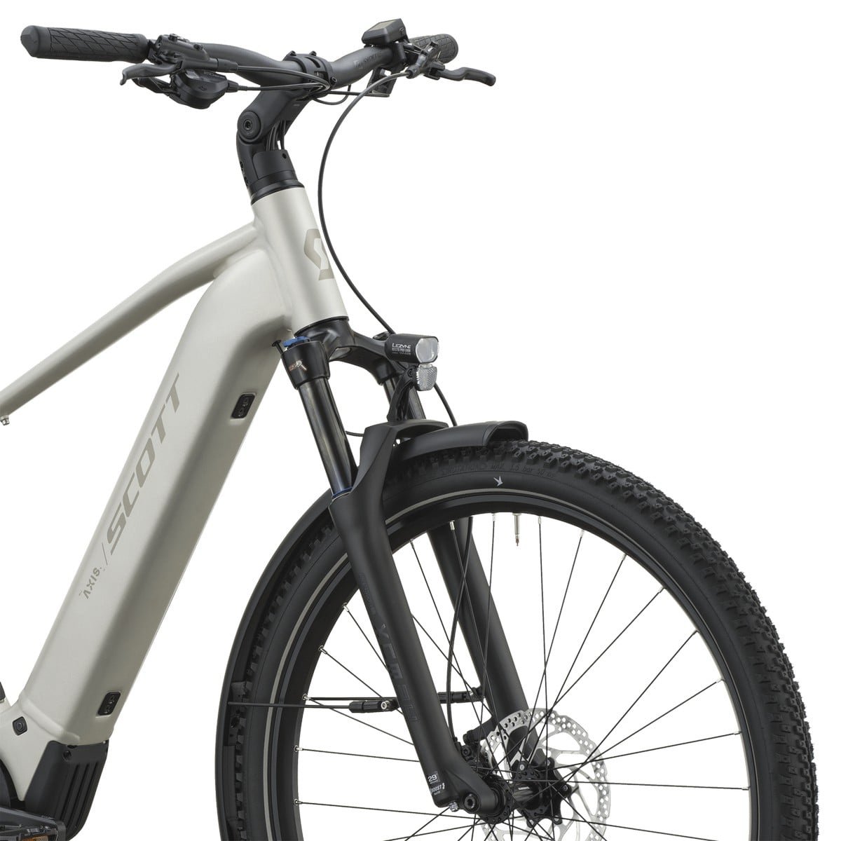 Električno treking kolo SCOTT Axis 10 ivory beige 2027
