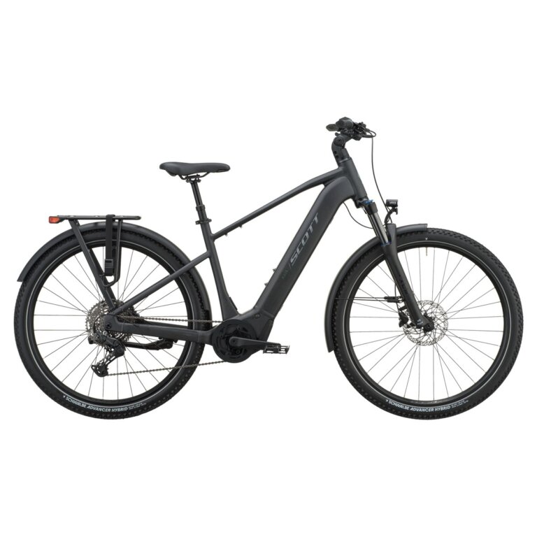 Električno treking kolo SCOTT Axis 20 granite black 2027 Električno treking kolo SCOTT Axis 20 granite black 2027