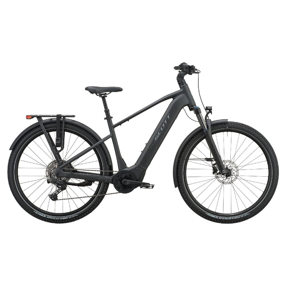 Električno treking kolo SCOTT Axis 20 granite black 2027