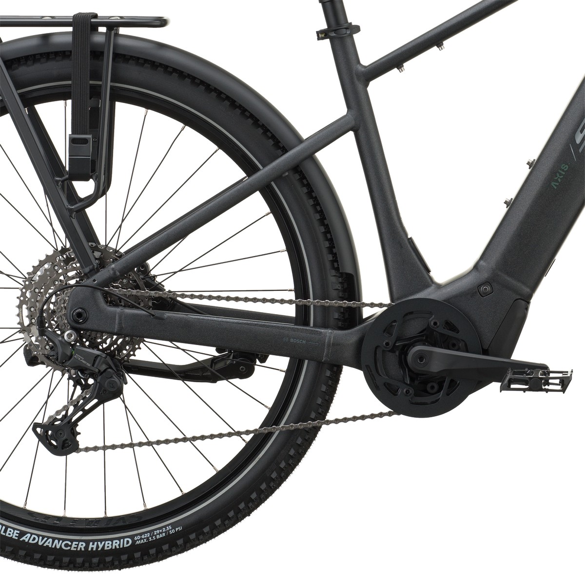 Električno treking kolo SCOTT Axis 20 granite black 2027