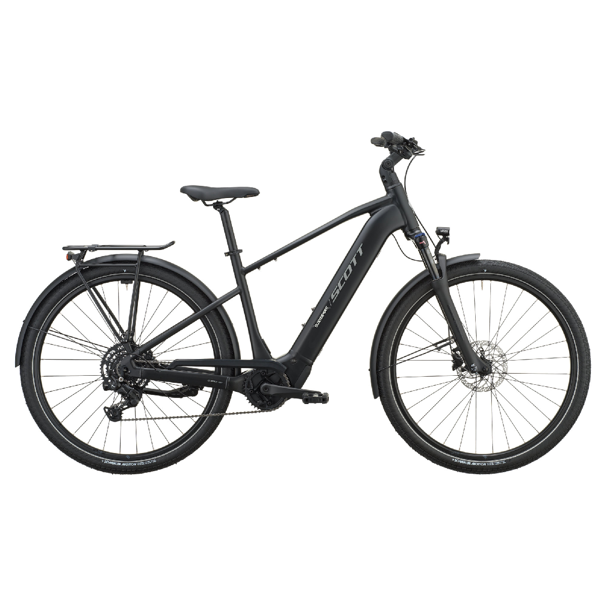 Električno treking kolo SCOTT Sub Sport 30 black 2027 Električno treking kolo SCOTT Sub Sport 30 black 2027