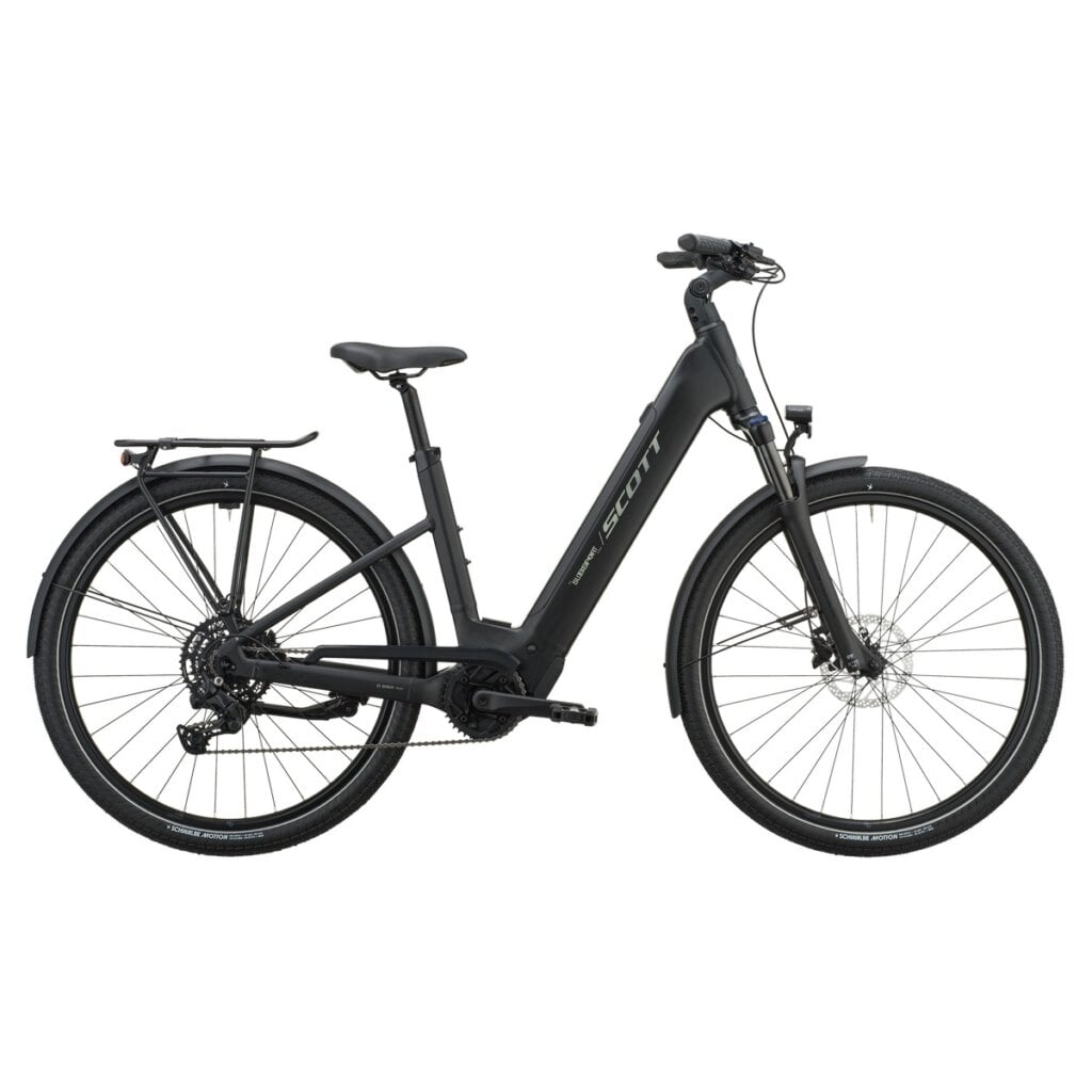 Električno treking kolo SCOTT Sub Sport 40 Wave black 2027 Električno treking kolo SCOTT Sub Sport 40 Wave black 2027
