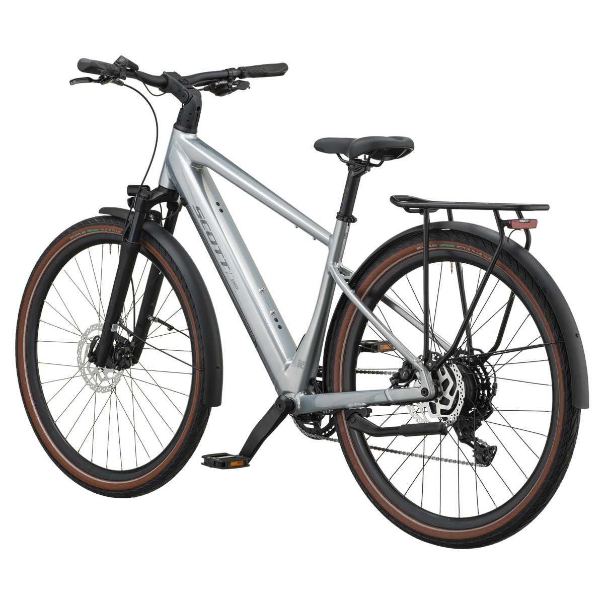 Električno treking kolo SCOTT Sweep 20 chrome silver 2027 Električno treking kolo SCOTT Sweep 20 chrome silver 2027