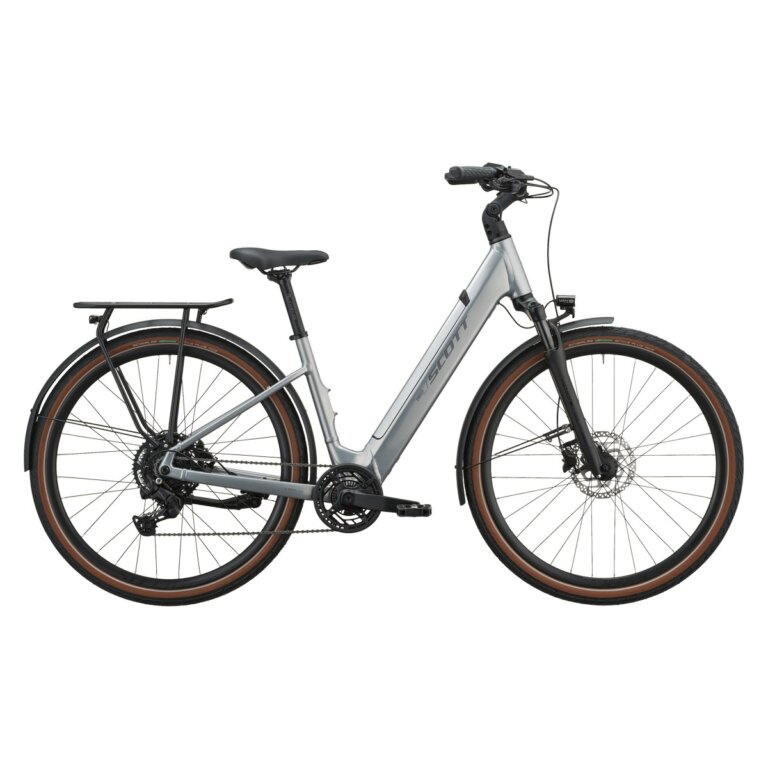 Električno treking kolo SCOTT Sweep 20 Wave chrome silver 2027 Električno treking kolo SCOTT Sweep 20 Wave chrome silver 2027