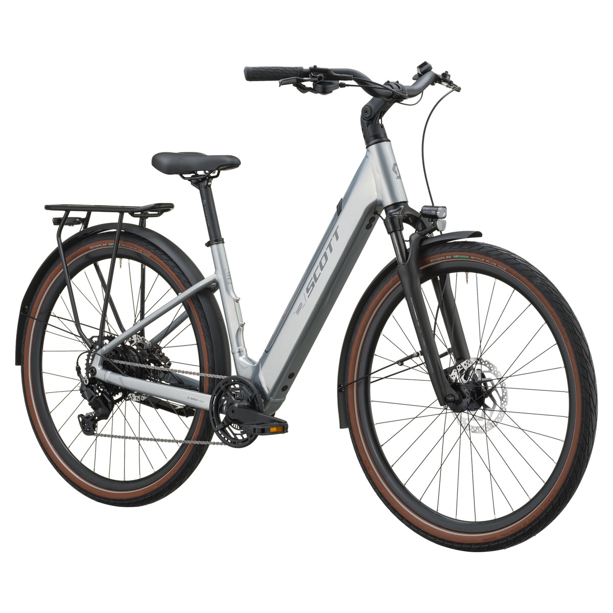 Električno treking kolo SCOTT Sweep 20 Wave chrome silver 2027 Električno treking kolo SCOTT Sweep 20 Wave chrome silver 2027