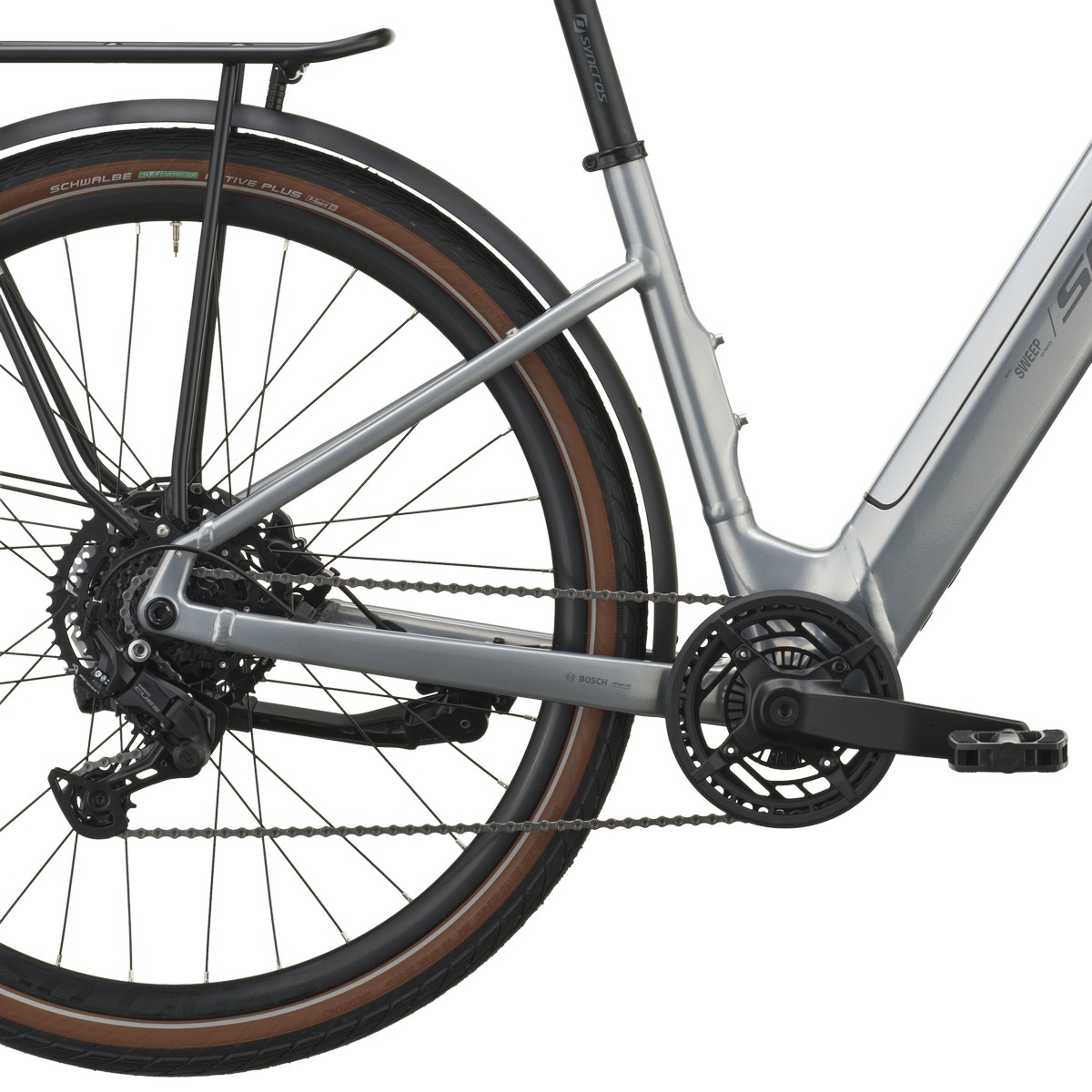 Električno treking kolo SCOTT Sweep 20 Wave chrome silver 2027 Električno treking kolo SCOTT Sweep 20 Wave chrome silver 2027