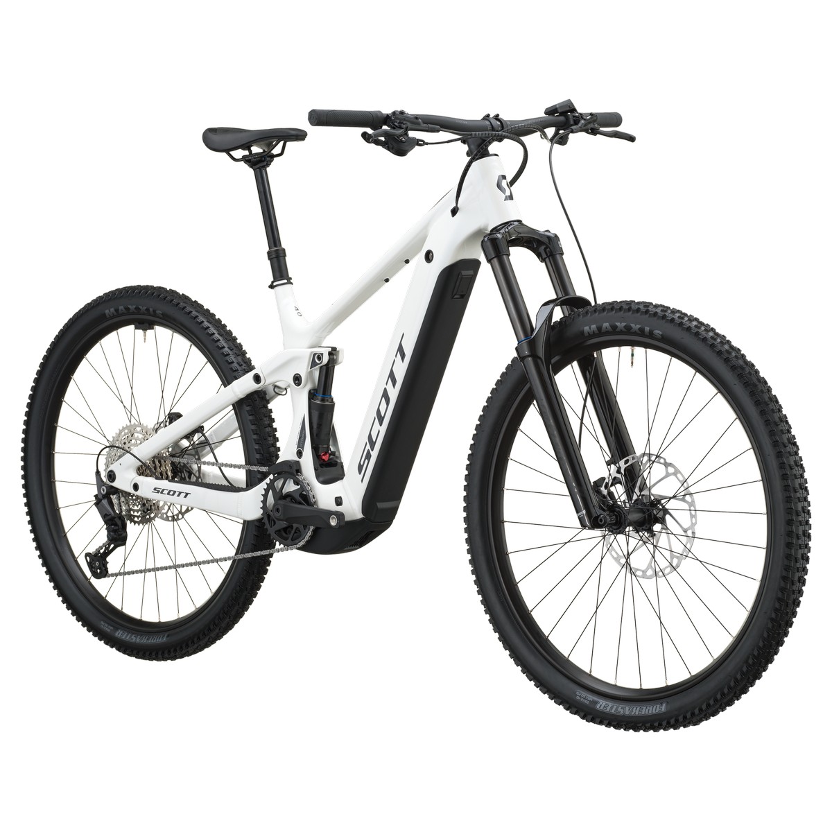Električno gorsko kolo SCOTT Strike 40 pearl white 2027 Električno gorsko kolo SCOTT Strike 40 pearl white 2027