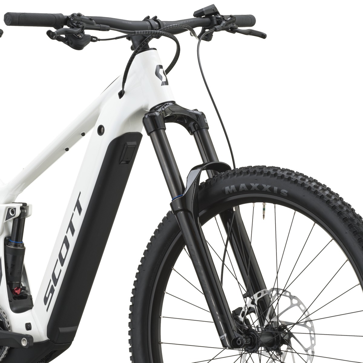 Električno gorsko kolo SCOTT Strike 40 pearl white 2027 Električno gorsko kolo SCOTT Strike 40 pearl white 2027