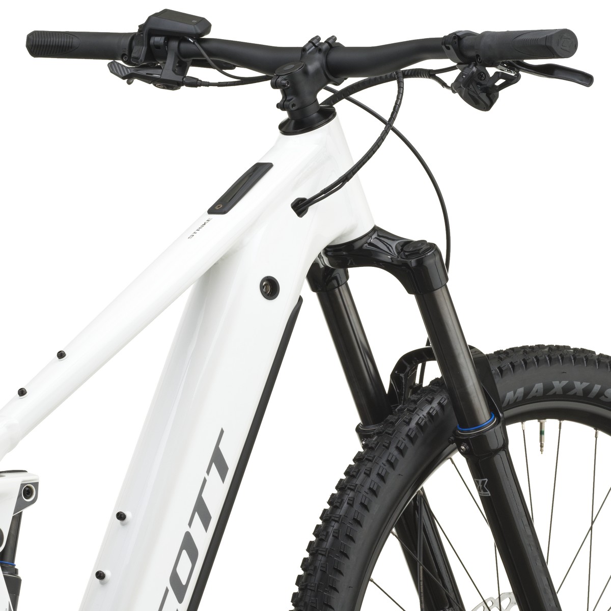 Električno gorsko kolo SCOTT Strike 40 pearl white 2027 Električno gorsko kolo SCOTT Strike 40 pearl white 2027
