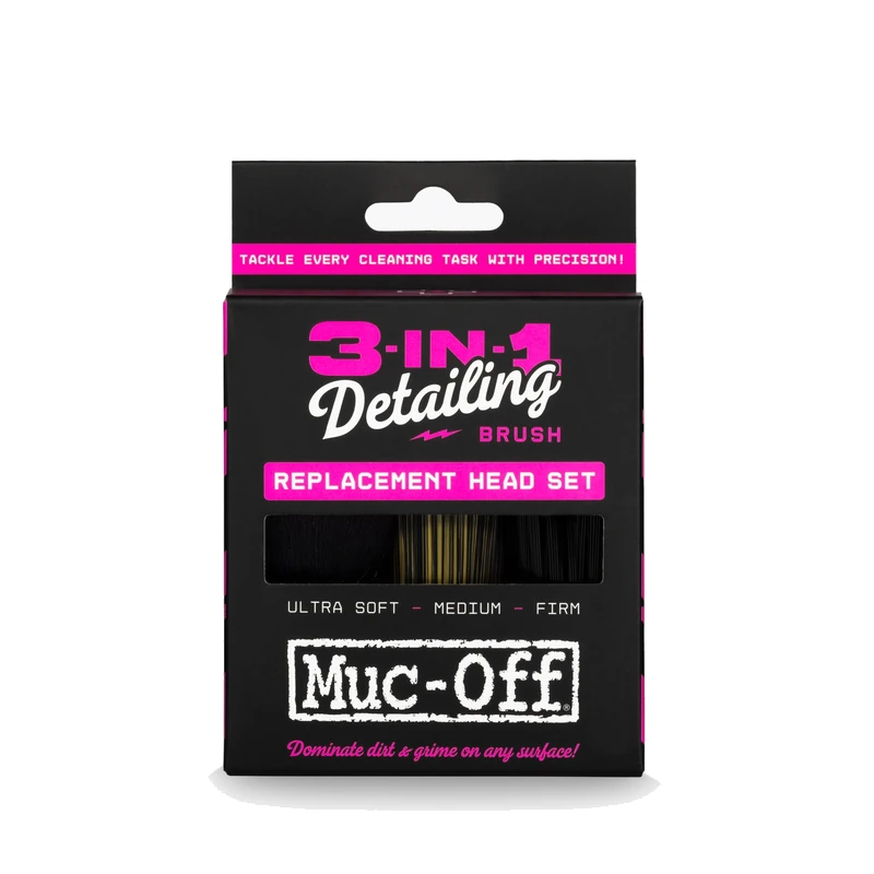Nadomestne glave za krtačo MUC-OFF 3 in 1 Detailing