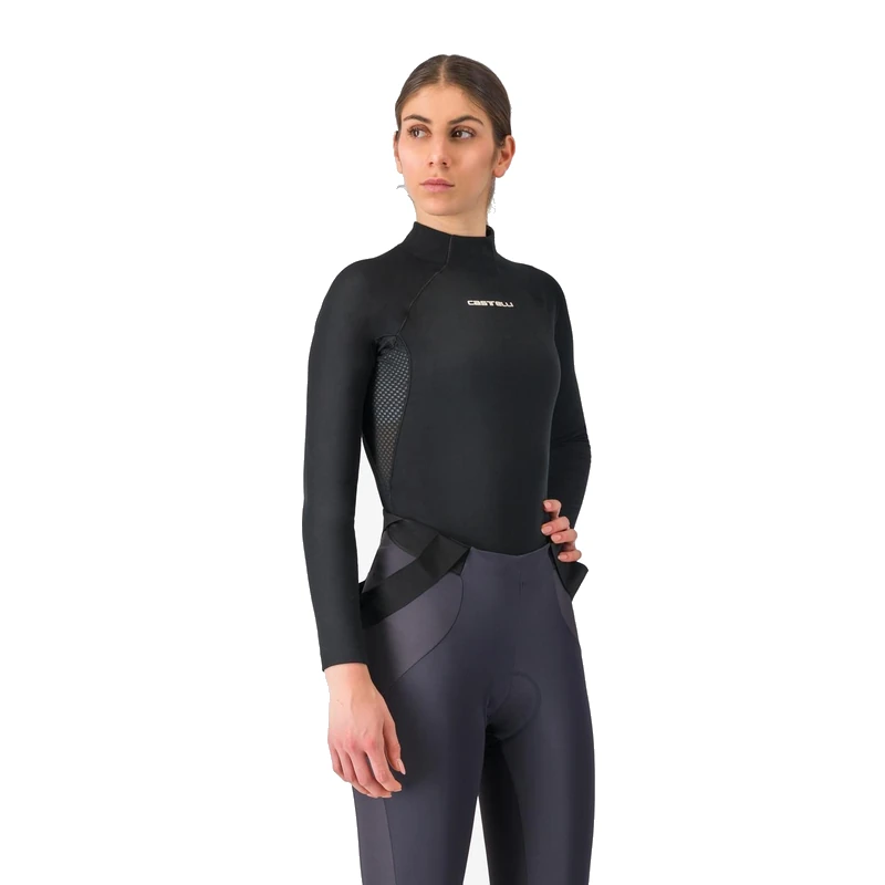 Termo podmajica CASTELLI Flanders 2 Warm LS black ženska Termo podmajica CASTELLI Flanders 2 Warm LS black ženska